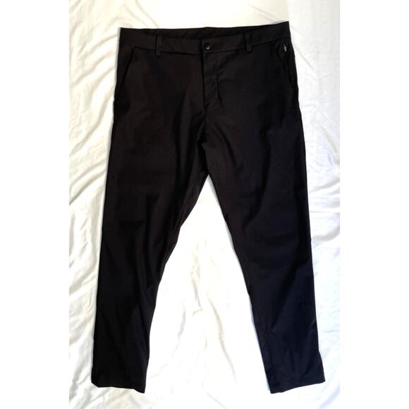Lululemon Mens 36W 32L ABC Classic Fit Trouser Warpstreme, Black - Picture 2 of 5